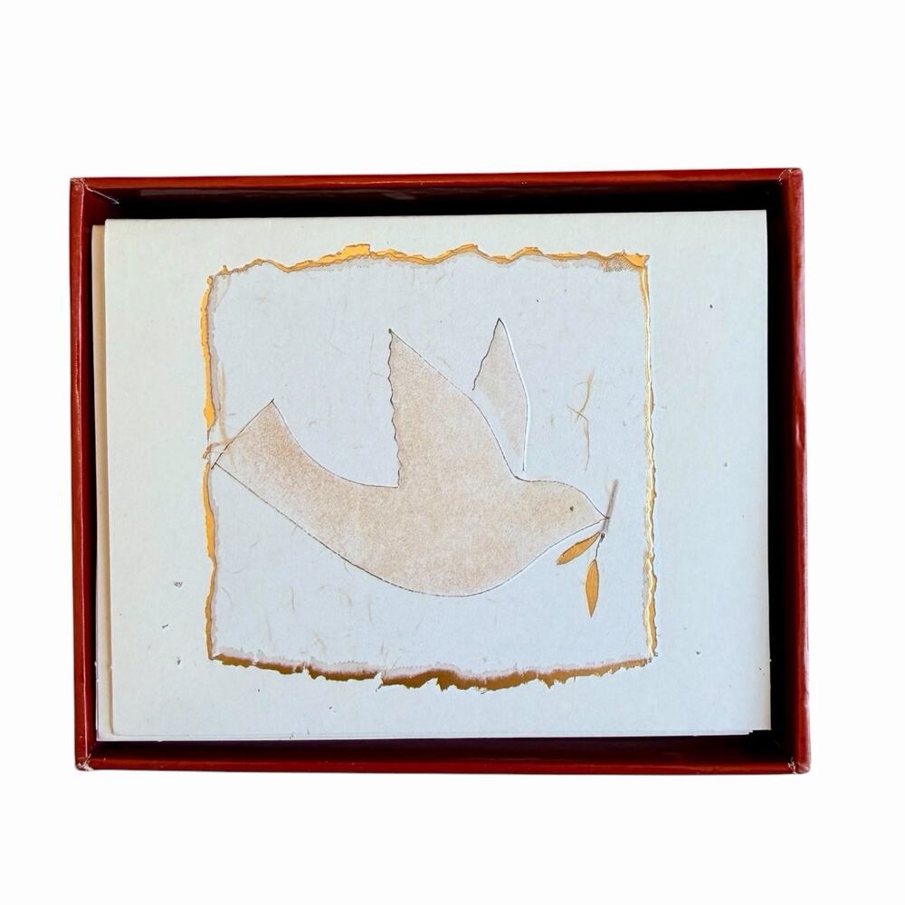 Papyrus Boxed Holiday Cards Peace Dove Julie Oldham Set of 20 Vintage New